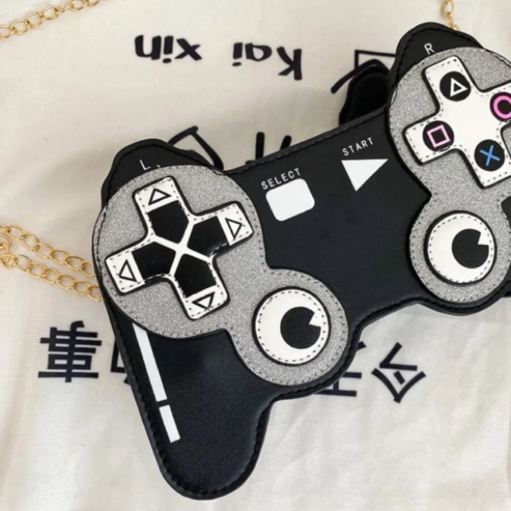 Game Control Leather CrossBody Purse/Bag. A Purse A Man Would Wear BLUE 😂🥰❤️💯👜